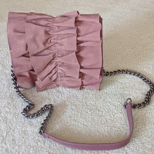 Cute Zara Goat Leather Handbag Shoulder Bag Purse